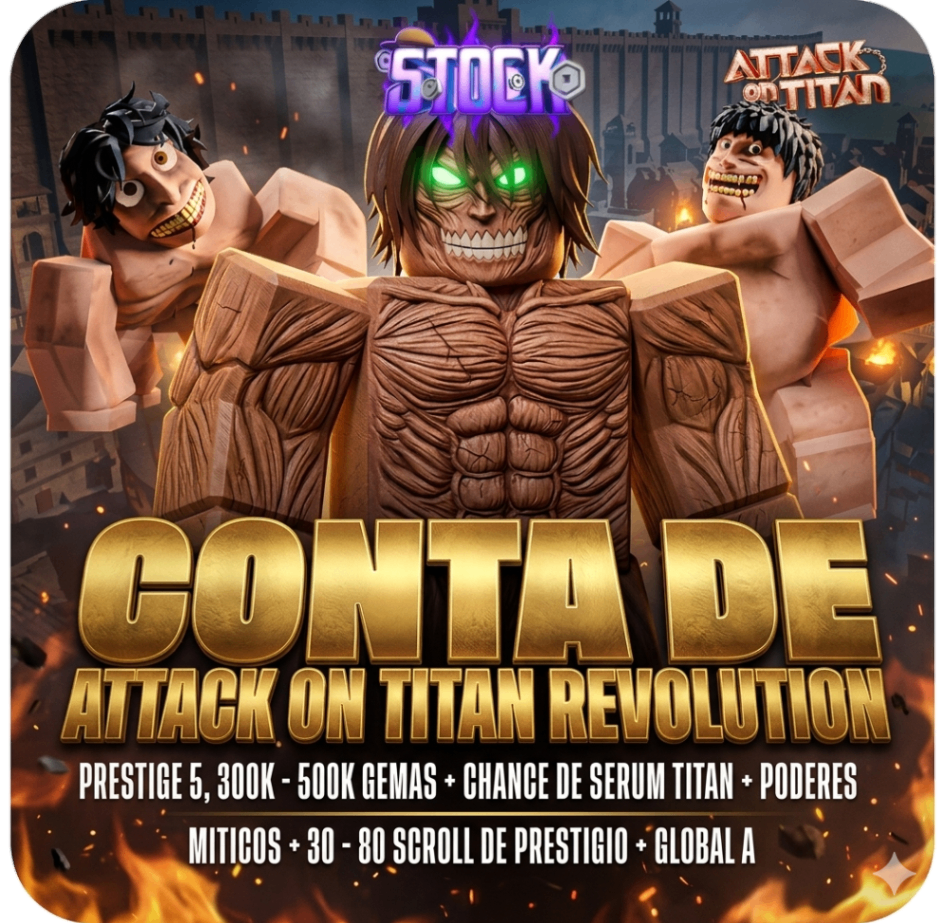 Conta Prestige 5 + 300K+ Gemas + Chances de Serum Titan + Perks Mítico + Gloabal A