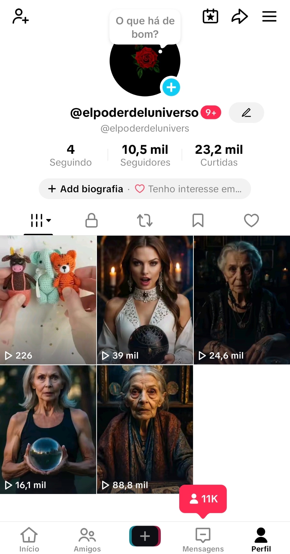 TikTok 10 Mil seguidores (Live) Leia a descrição